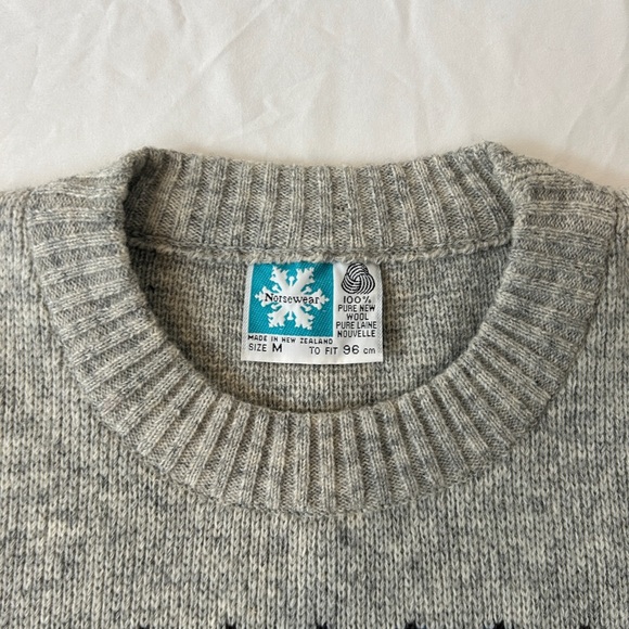 Vintage Norsewear Crewneck Wool Sweater Mens Medium - Picture 3 of 5